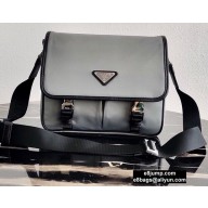 Prada Nylon Shoulder Bag 2VD769 Gray 2020