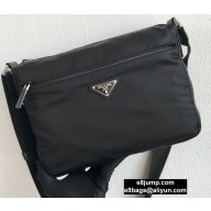 Prada Nylon Shoulder Bag 1BC421 Black 2020