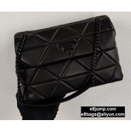Prada Large Nappa Leather Spectrum Bag 1BD231 Black 2020