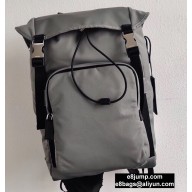 Prada Nylon Backpack Bag 2VZ135 Gray 2020