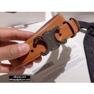 Celine Width 2.5cm Triomphe Belt C08
