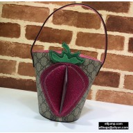 Gucci Children's GG 3-D Strawberry Bucket Bag 630591