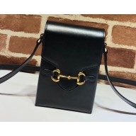 Gucci Horsebit 1955 Mini Bag 625615 Leather Black 2020