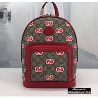 Gucci Small Backpack Bag 601296 GG Apple Print 2020