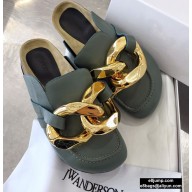 JW Anderson Chain Loafer Mules Gray