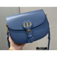 Dior Medium Bobby Bag Bag in Box Calfskin Denim Blue 2020