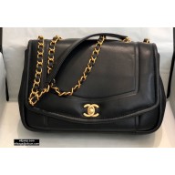 Chanel Lambskin Nude Flap Bag AS1178 Black 2020