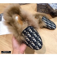Dior Shearling Fur Slippers 06 2020