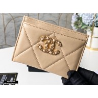 Chanel 19 Card Holder AP1167 Beige 2020