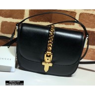 Gucci Sylvie 1969 Mini Shoulder Bag 615965 Black 2020