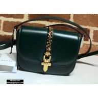 Gucci Sylvie 1969 Mini Shoulder Bag 615965 Green 2020