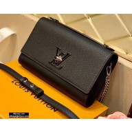 Louis Vuitton Lockme Clutch Bag M56088 Black 2020
