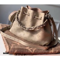 Louis Vuitton Bella Bucket Bag M57201 Galet Gray 2020