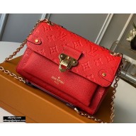 Louis Vuitton Monogram Empreinte Vavin BB Bag M44554 Scarlett Red