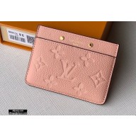 Louis Vuitton Monogram Empreinte Card Holder M69174 Rose Poudre Pink 2020