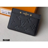 Louis Vuitton Monogram Empreinte Card Holder M69171 Black 2020