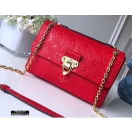 Louis Vuitton Monogram Empreinte Vavin PM Bag M43936 Scarlett Red