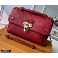 Louis Vuitton Monogram Empreinte Vavin BB Bag M44867 Cherry Berry Red