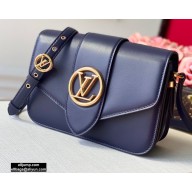 Louis Vuitton LV Pont 9 Bag M56454 Bleu de Minuit Blue 2020