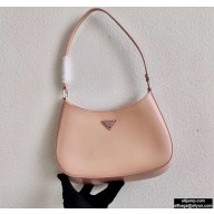 Prada Cleo Brushed Leather Shoulder Bag 1BC499 Orchid Pink 2020