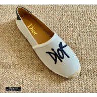 Dior Logo Women's/Men's Espadrilles White 2020
