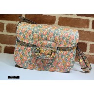 Gucci 1955 Horsebit Shoulder Bag 602204 Floral Print Liberty London 2020