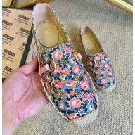Gucci 1955 Horsebit Espadrilles Floral Print 02 2020