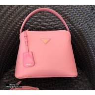 Prada Medium Saffiano Leather Matinée Bag 1BA282 Pink 2020