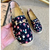 Gucci 1955 Horsebit Espadrilles Floral Print 03 2020