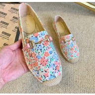 Gucci 1955 Horsebit Espadrilles Floral Print 01 2020