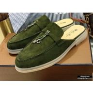 Loro Piana Suede Babouche Charms Walk Moccasin 09