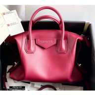 Givenchy Small Antigona Soft Bag in Smooth Leather Red 2020