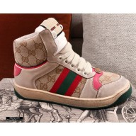 Gucci Web Screener High-top Sneakers 07 2020