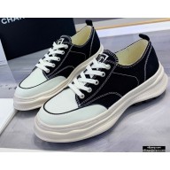 Chanel Canvas Vintage Low-Top Sneakers Black 2020