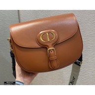 Dior Large Bobby Bag Bag in Box Calfskin Dark Tan 2020