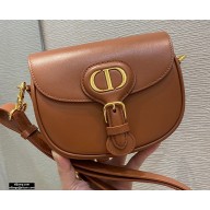 Dior Small Bobby Bag Bag in Box Calfskin Dark Tan 2020