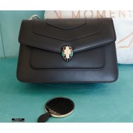 Bvlgari Serpenti Forever Crossbody Bag 25cm Black