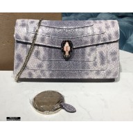 Bvlgari Serpenti Forever Crossbody Bag 25cm Karung Snake Pattern