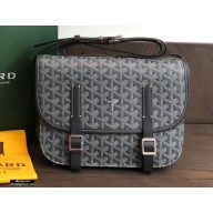 Goyard Belvedere MM Messenger Bag Gray