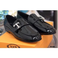 Tod's Timeless Loafers in leather Patent Black