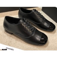 Chanel Calfskin Lace-Ups G36483 Black 2020
