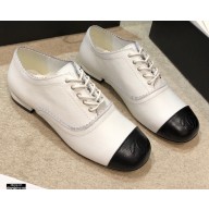 Chanel Calfskin Lace-Ups G36483 White 2020