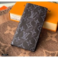 Louis Vuitton Monogram Pastel Noir Canvas Brazza Wallet M80019 2021