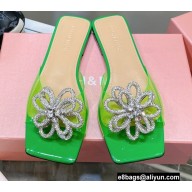 Mach & Mach Crystal Flower Slides PVC 04 2022