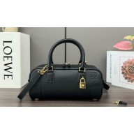 LOEWE amazona 23 cropped bag in nappa calfskin black 2024