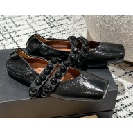 Alaia High-Quality Women's Ballet Flats Black 2024