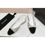 CHANEL  Flats heel 1.5cm white 2024