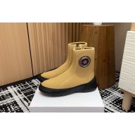 Dior badge ankle boots brown 2024