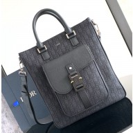 Dior saddle hangbag Oblique black 2024