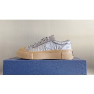 DIOR AND STONE ISLAND B33 Sneaker blue Dyed cotton with Dior Oblique motif 2024